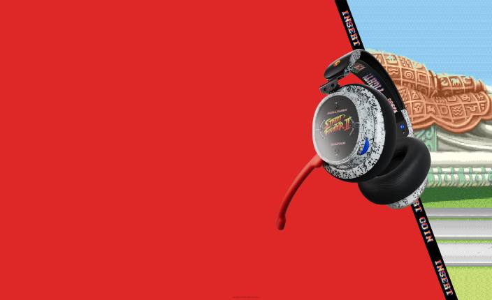 Casque de jeu sans fil multiplateforme Skullcandy X Street Fighter Plyr T20J69 combattant de rue Skullcandy