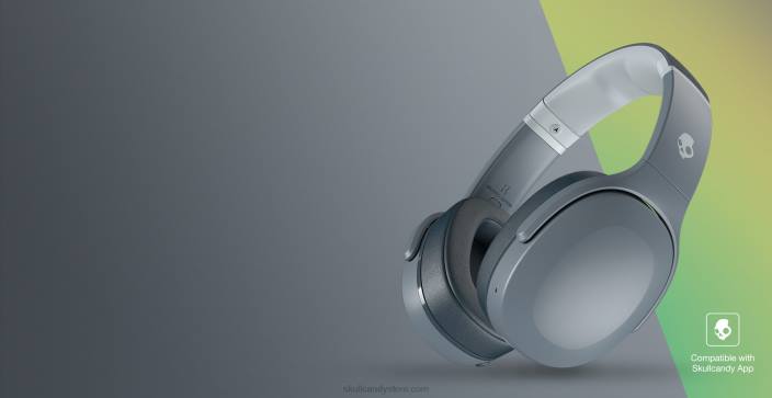 Sentez les basses adaptées à votre casque Crusher Evo Sensory Bass avec son personnel T20J58 froid gris Skullcandy