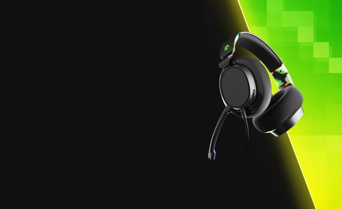 gaming essentialpremium sound slyr casque de jeu filaire multiplateforme T20J55 digihype vert Skullcandy