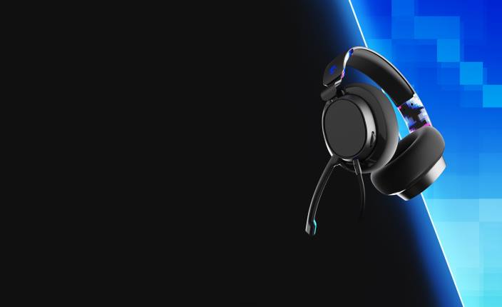 gaming essentialpremium sound slyr casque de jeu filaire multiplateforme T20J56 digihype bleu Skullcandy