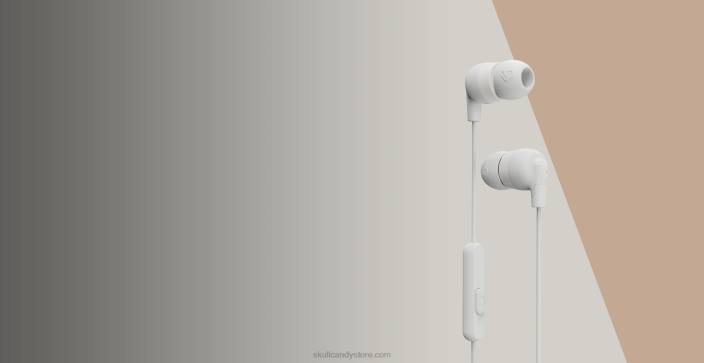 les écouteurs inkd+essentiels dorigine avec microphone T20J35 mod blanc Skullcandy