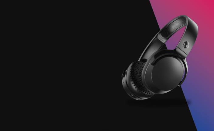 son audacieux écouteurs supra-auriculaires riff sans fil 2 débranchés T20J68 vrai noir Skullcandy