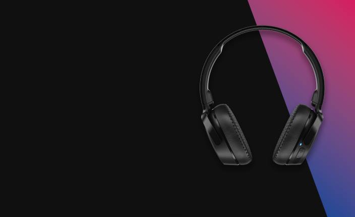 son audacieux écouteurs supra-auriculaires riff sans fil 2 débranchés T20J68 vrai noir Skullcandy