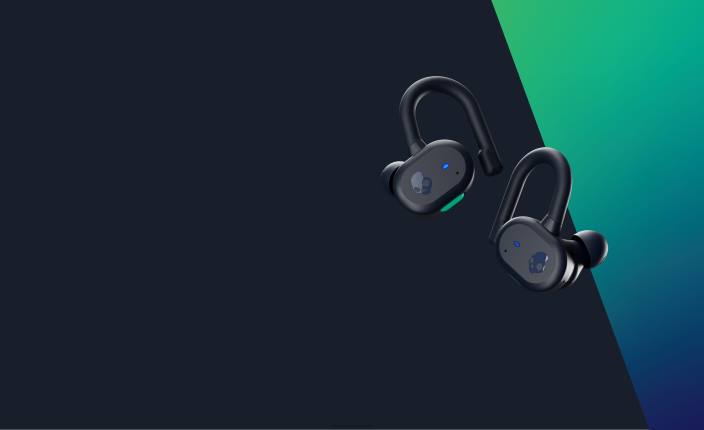 technologie évolutive Secure Fit push active véritables écouteurs sans fil T20J13 bleu foncé/vert Skullcandy