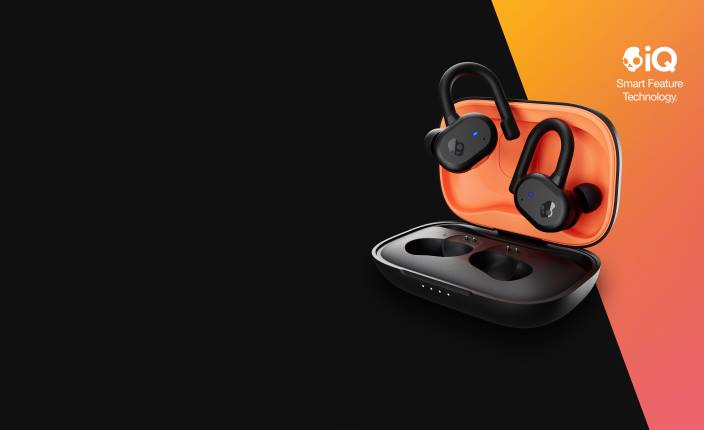 technologie évolutive Secure Fit push active véritables écouteurs sans fil T20J15 noir/orange Skullcandy